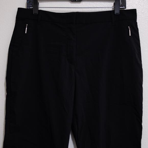 Anatomie Thea Curvy Pant Straight Leg Black Golf Travel Comfort Stretch SZ L - Picture 5 of 7